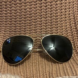 Ray-Ban Classic Gold Frame Sunglasses